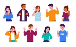 OK를 끌어내는 제스처와 거리